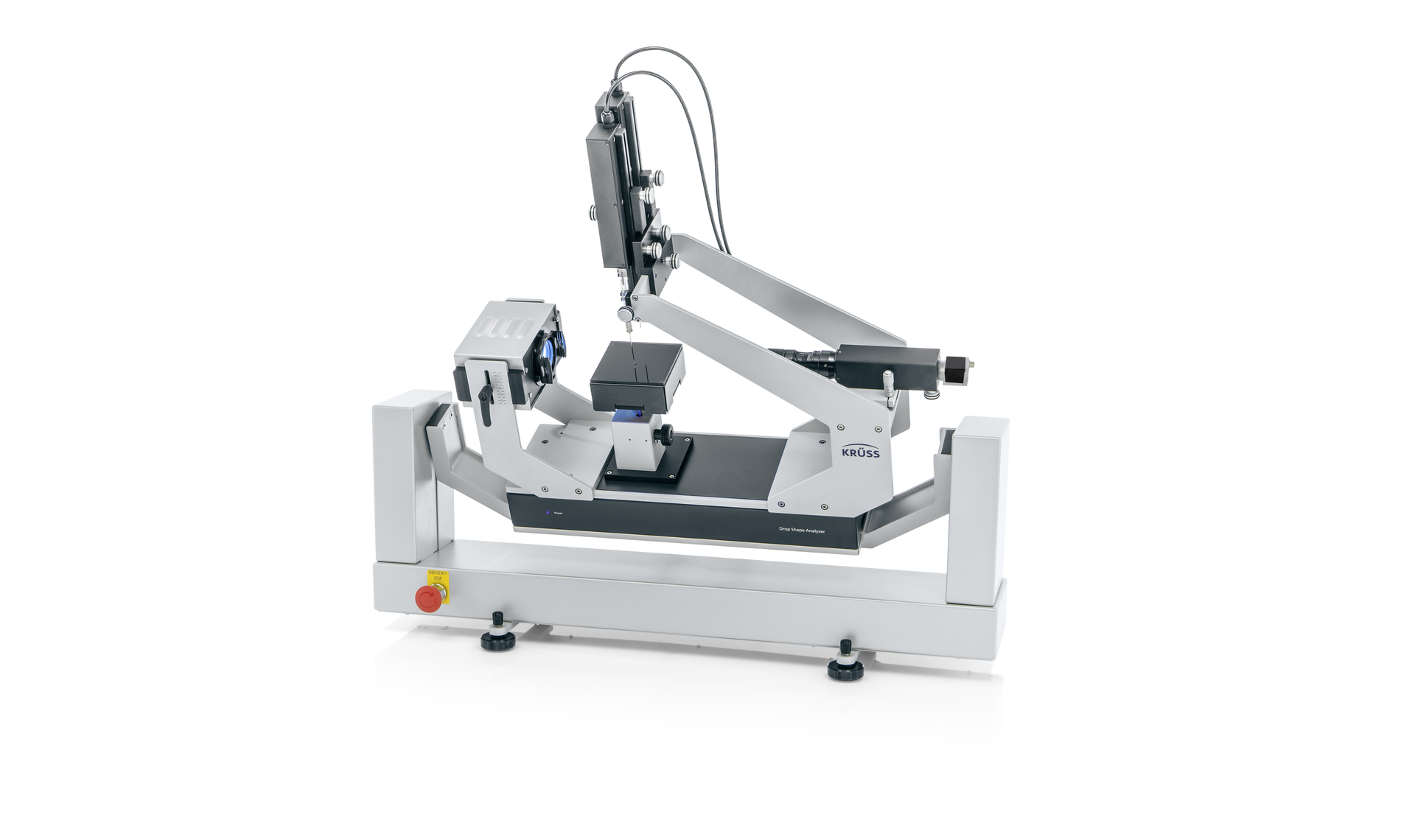 Drop Shape Analyzer – DSA25: Instrument zur Messung des Abrollwinkels mithilfe einer softwaregesteuerten Neigeeinrichtung Drop Shape Analyzer – DSA25: Instrument zur Messung des Abrollwinkels mithilfe einer softwaregesteuerten Neigeeinrichtung